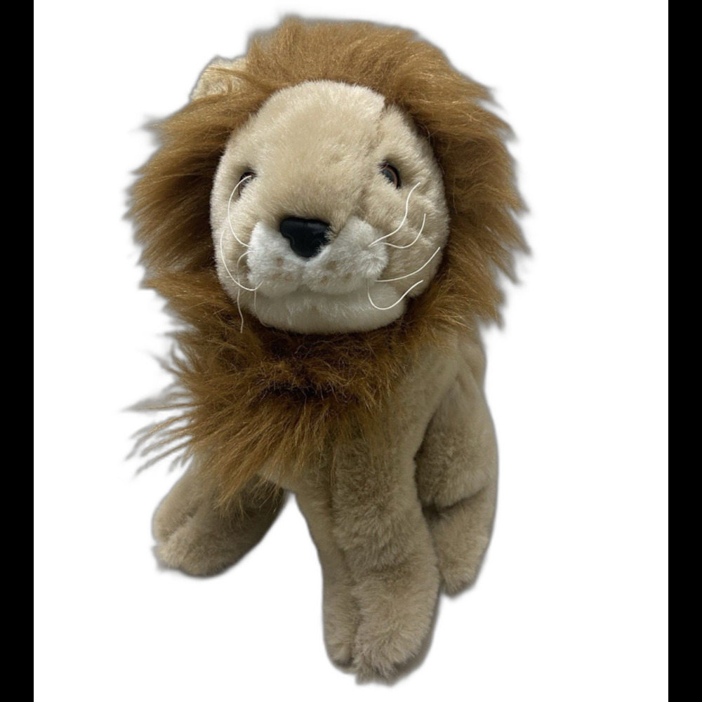 Dandee International Limited Lion 11" Plush Stuffed Animal Vintage Toy Tan